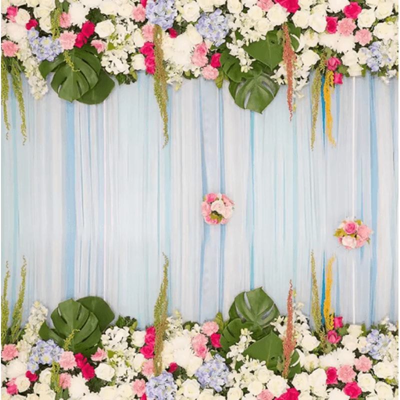 12Piece Tropical Palm Leaves Set Lush Artificial Palm Leaves For Luau Party Decor 2