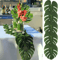 12Piece Tropical Palm Leaves Set Lush Artificial Palm Leaves For Luau Party Decor 4