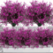 12 Bunches UVResistant Artificial Flowers Lush Outdoor Artificial Plants For Garden Window Box Dec 1