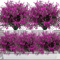12 Bunches UVResistant Artificial Flowers Lush Outdoor Artificial Plants For Garden Window Box Dec 1