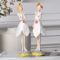 2Piece Angel Fairy Figurine Set Elegant Angel Resin Figurines For Home Garden Decor 2