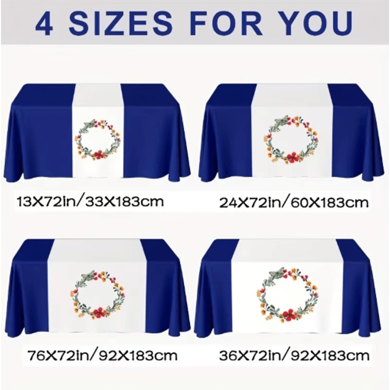 Customizable AllSeason Table Runner Personalized Custom Table Runner For Events Home Decor 4