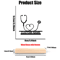 Personalized Stethoscope Metal Sculpture Custom Doctor Desk Decor With Wooden Base 1