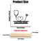 Personalized Stethoscope Metal Sculpture Custom Doctor Desk Decor With Wooden Base 1