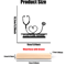Personalized Stethoscope Metal Sculpture Custom Doctor Desk Decor With Wooden Base 5