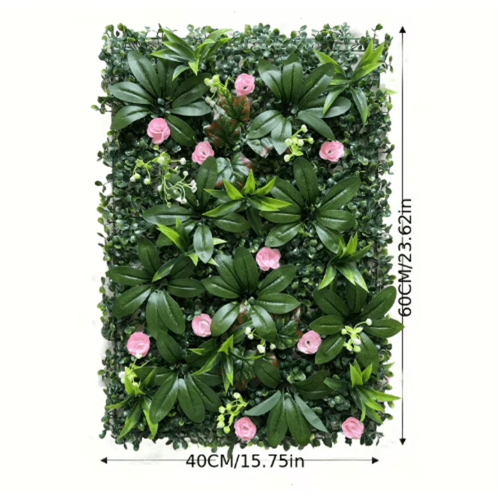 Artificial Green Plant Wall Panels Lush Artificial Plant Wall For Garden Event Backdrops 3