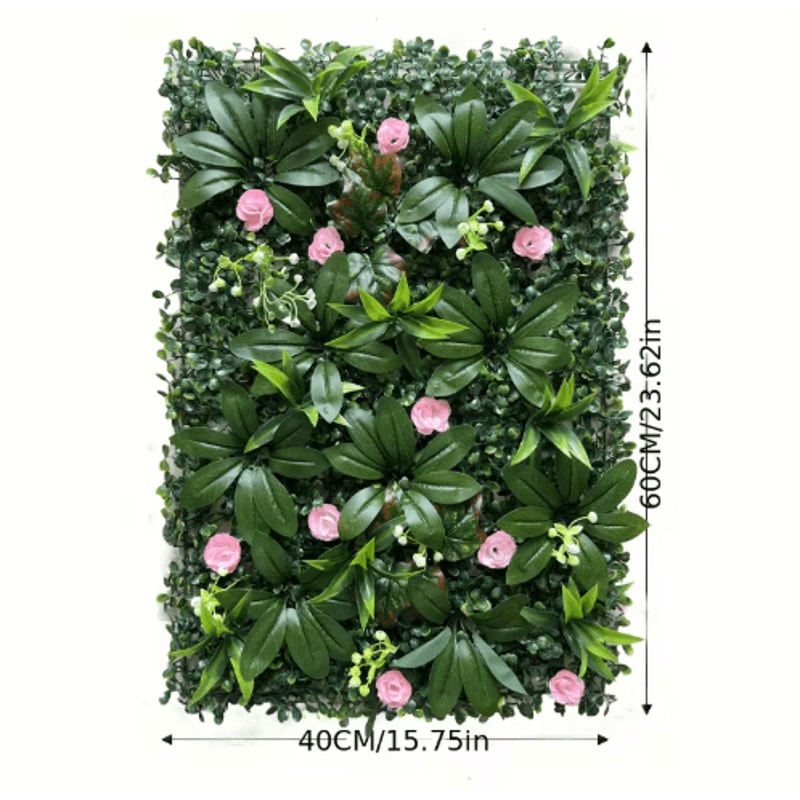 Artificial Green Plant Wall Panels Lush Artificial Plant Wall For Garden Event Backdrops 3