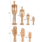 Wooden Artist Mannequin Set Adjustable Drawing Mannequin Model With Gift Box 11
