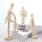 Wooden Artist Mannequin Set Adjustable Drawing Mannequin Model With Gift Box 12