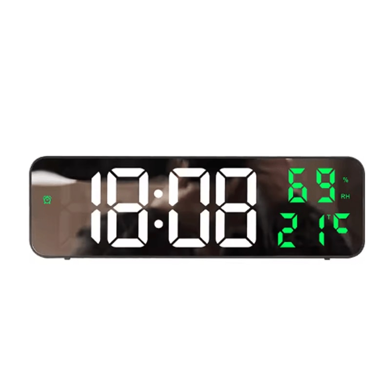 9Inch LED Digital Wall Clock Smart Large Digital Clock With Temperature Humidity Display 2