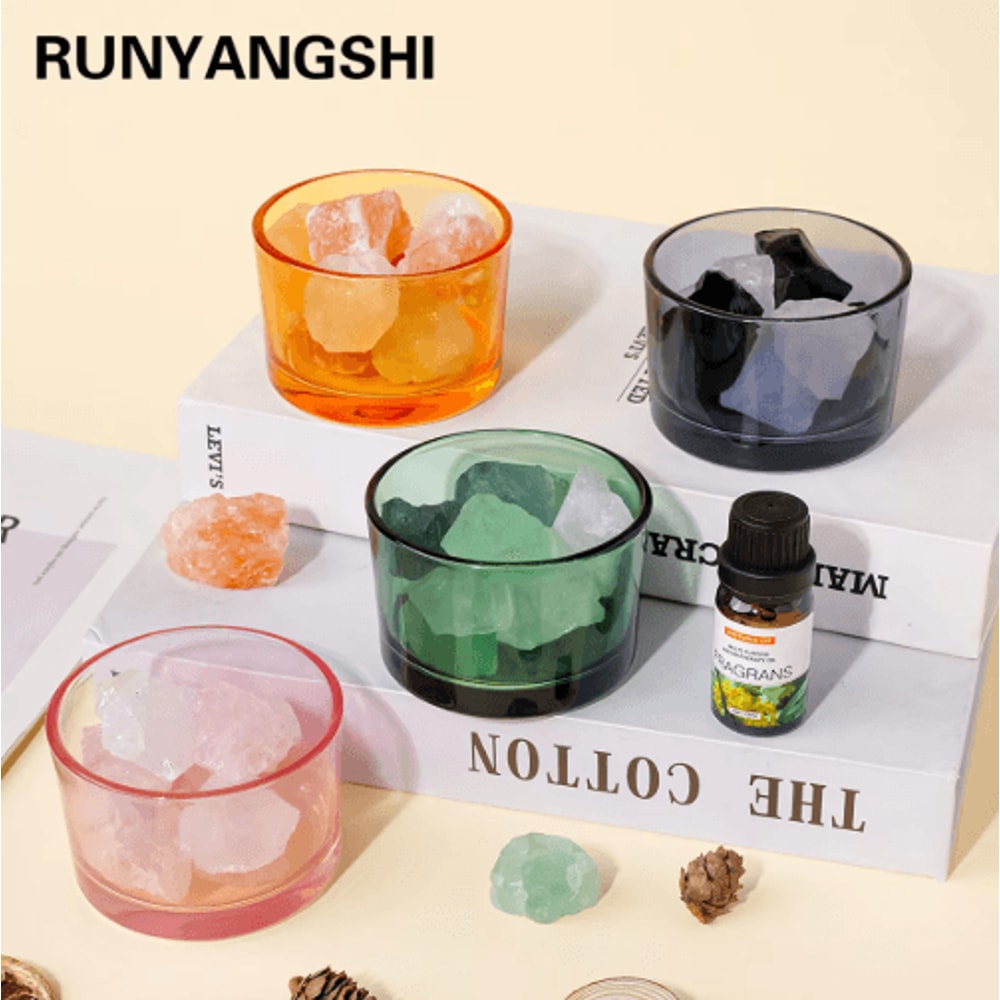 Rose Quartz Crystal Aroma Lamp Natural Rose Quartz Crystal Lamp For Relaxing Home Decor 10