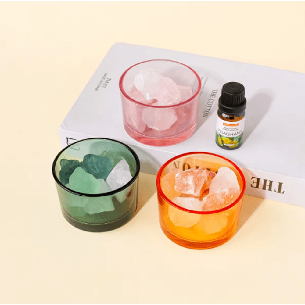 Rose Quartz Crystal Aroma Lamp Natural Rose Quartz Crystal Lamp For Relaxing Home Decor 6