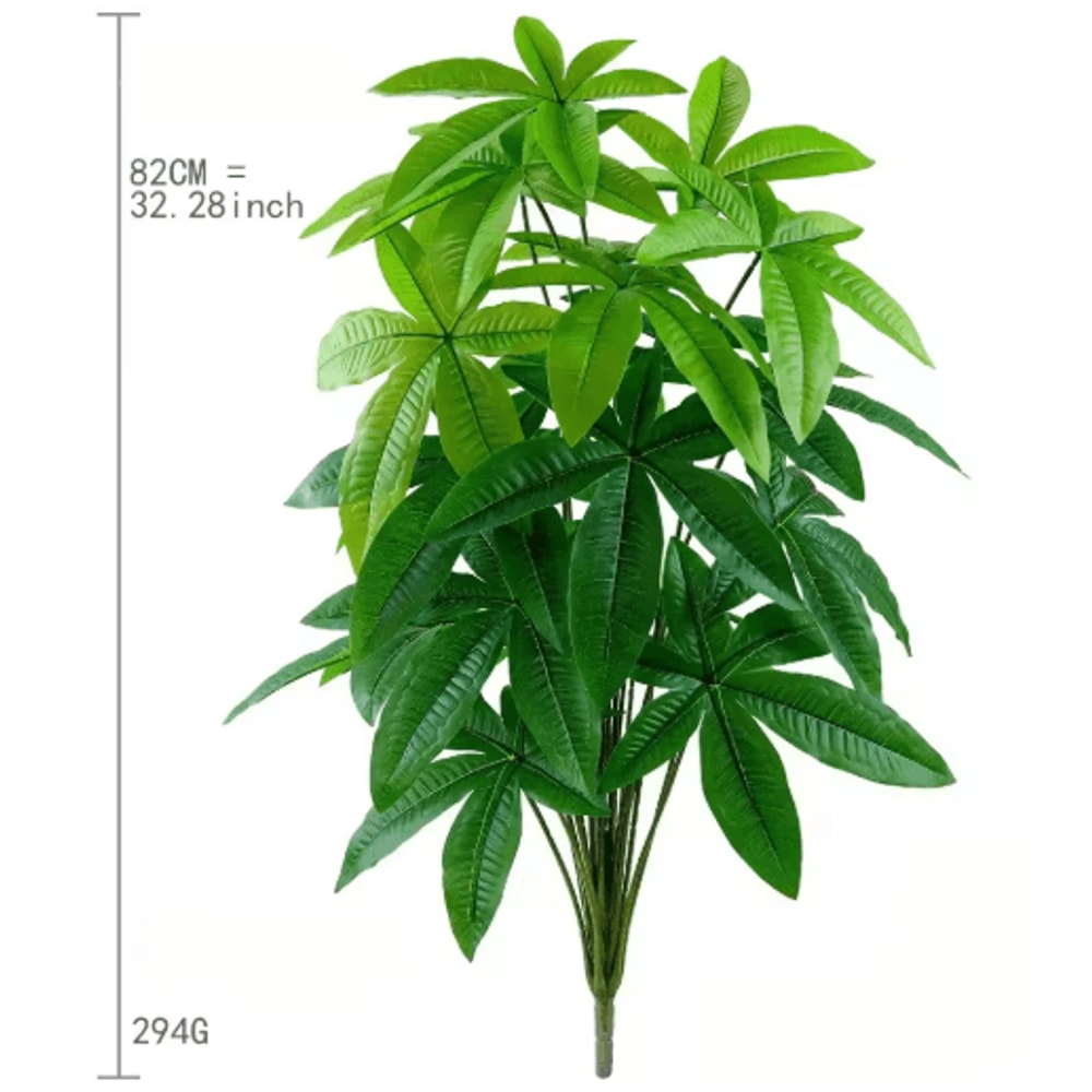 Realistic Artificial Money Tree Palm Lush Artificial Palm Tree For Outdoor Event Decor 1
