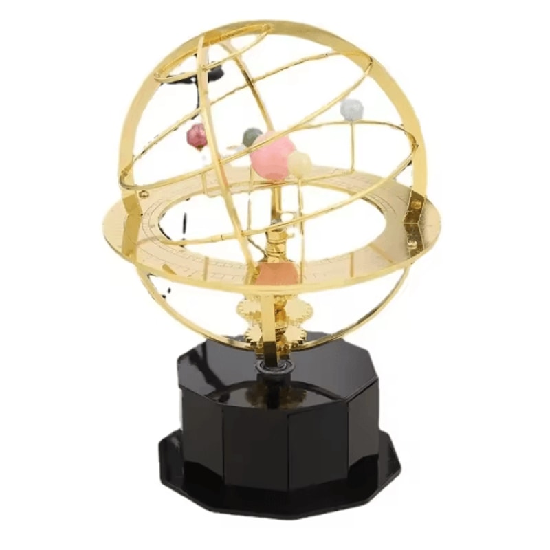 Grand Orrery Solar System Model Elegant Mechanical Solar System Model For Office Decor 2