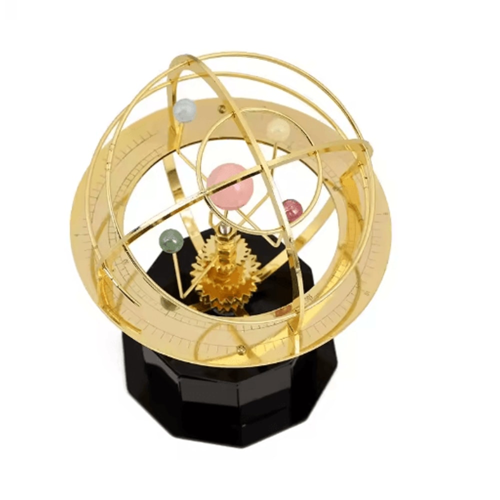 Grand Orrery Solar System Model Elegant Mechanical Solar System Model For Office Decor 3