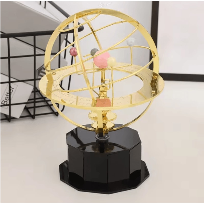 Grand Orrery Solar System Model Elegant Mechanical Solar System Model For Office Decor 5