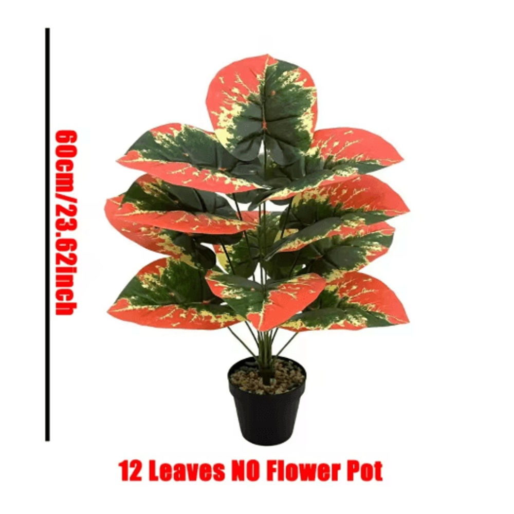 ColorBlock Artificial Tropical Plant Vibrant Artificial Tropical Plant With 24 Leaves 3