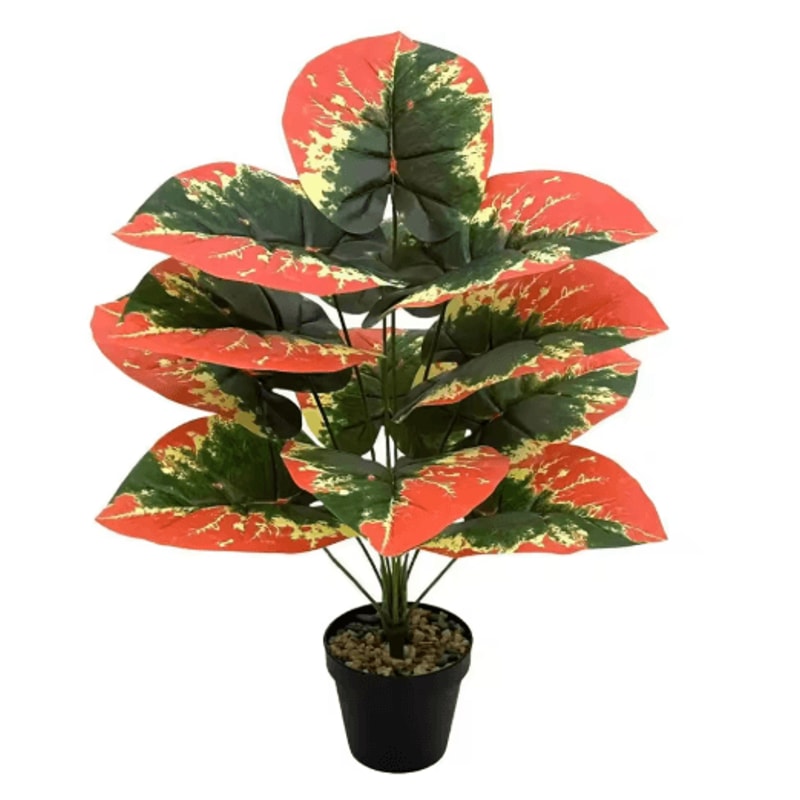 ColorBlock Artificial Tropical Plant Vibrant Artificial Tropical Plant With 24 Leaves 4