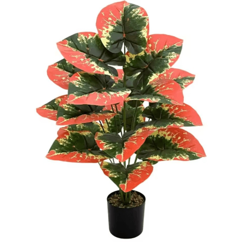 ColorBlock Artificial Tropical Plant Vibrant Artificial Tropical Plant With 24 Leaves 5