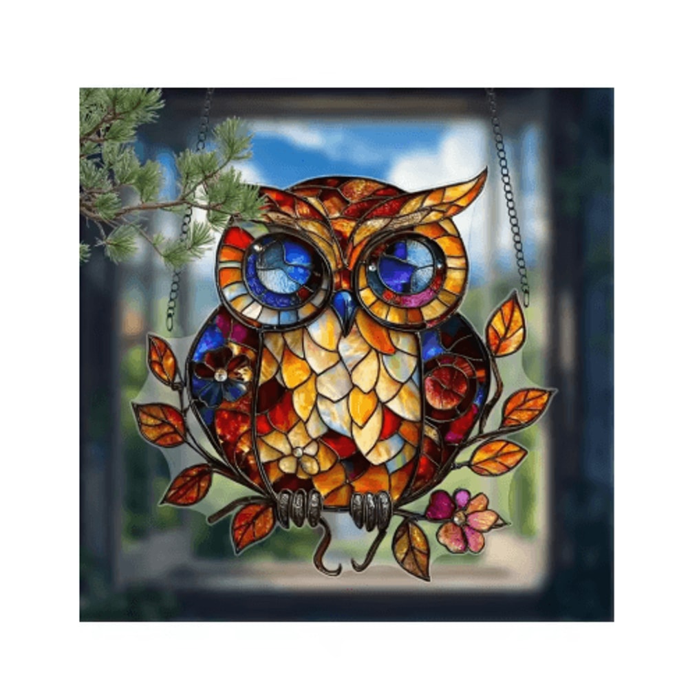 Colorful Owl Pendant Light Charming Owl Pendant Lighting For Home Decor 3