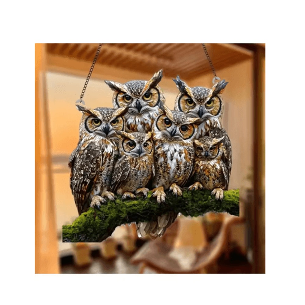 Colorful Owl Pendant Light Charming Owl Pendant Lighting For Home Decor 5
