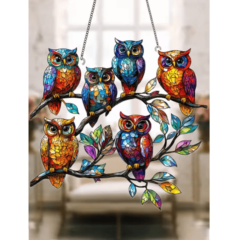 Colorful Owl Pendant Light Charming Owl Pendant Lighting For Home Decor 6