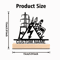 Personalized Electrical Engineer Metal Sculpture Custom Engineer Desk Decor With Wooden Base 1