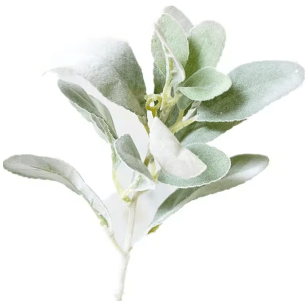 10Pack Lambs Ear Greenery Stems Soft Touch Artificial Lambs Ear Stems For Floral Decor 1