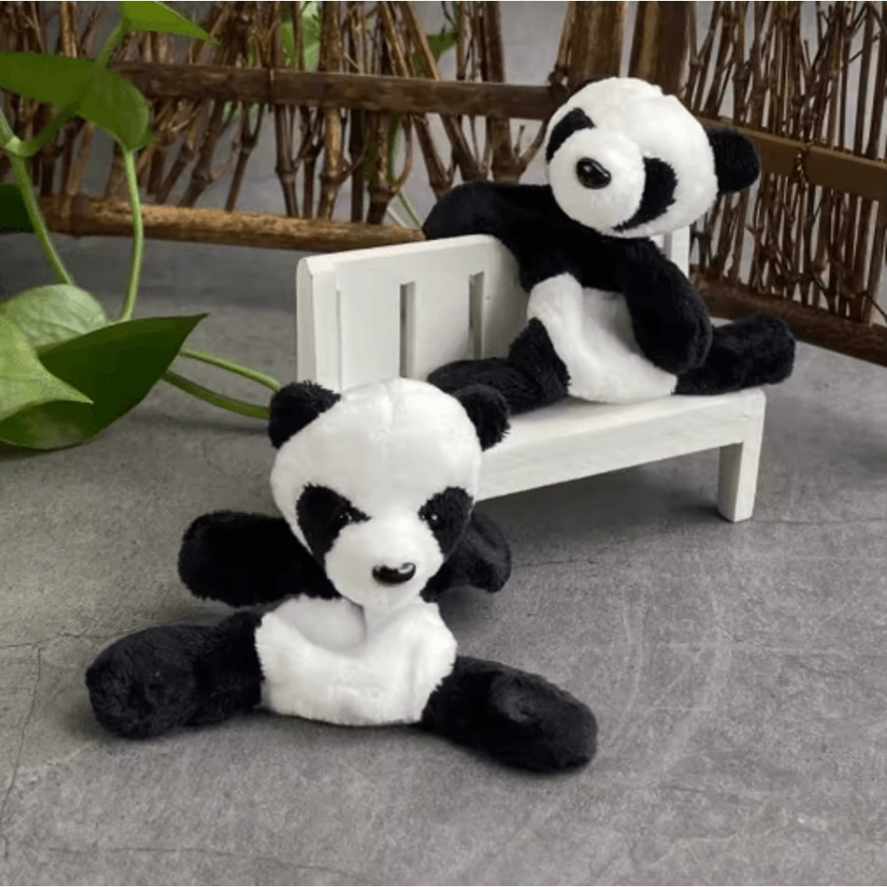 Cute Panda Figurine Set Adorable Cartoon Panda Decor For Desk Shelf Styling 8