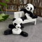 Cute Panda Figurine Set Adorable Cartoon Panda Decor For Desk Shelf Styling 8