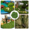 Artificial Green Moss Grass Lush Fake Moss For Crafts Mini Landscape Decor 7