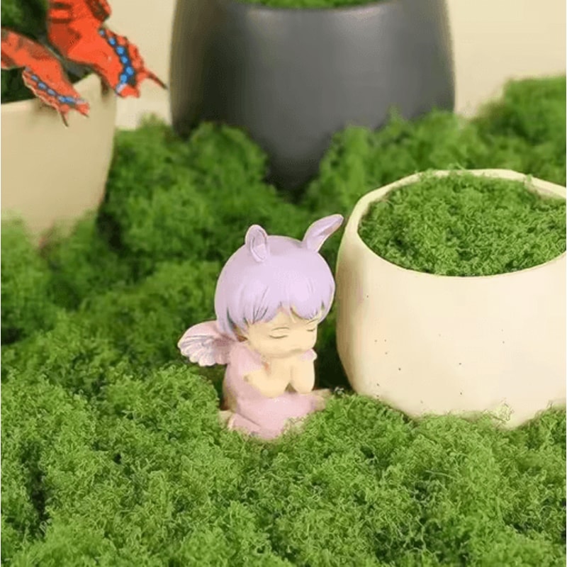 Artificial Green Moss Grass Lush Fake Moss For Crafts Mini Landscape Decor 9