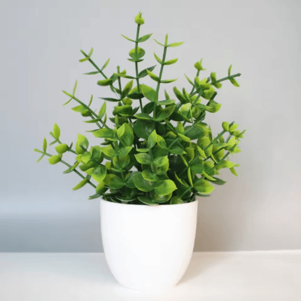 Artificial Bonsai Potted Plant Stylish Fake Indoor Plants For Home Office Decor 8