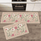 Floral AntiFatigue Kitchen Rug Soft NonSlip Kitchen Mat For Comfort Style 1