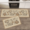 Floral AntiFatigue Kitchen Rug Soft NonSlip Kitchen Mat For Comfort Style 2