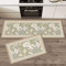 Floral AntiFatigue Kitchen Rug Soft NonSlip Kitchen Mat For Comfort Style 4