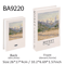 Van Gogh Monet Decorative Book Box Artistic Fake Book Storage Box For Home Decor 5