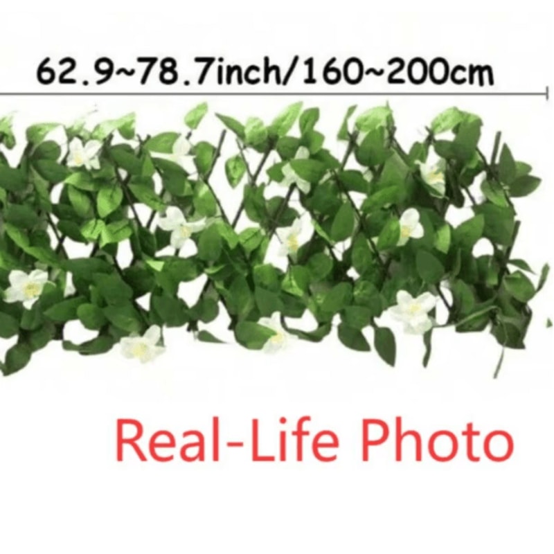 Expandable Artificial Ivy Privacy Screen Stylish Outdoor Privacy Fence For Balcony Garden 4
