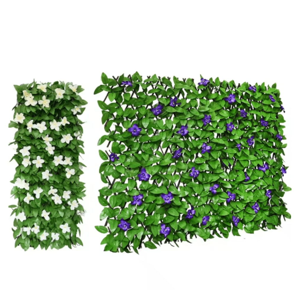 Expandable Artificial Ivy Privacy Screen Stylish Outdoor Privacy Fence For Balcony Garden 0