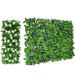 expandable artificial ivy privacy screen stylish outdoor privacy fence for balcony & garden