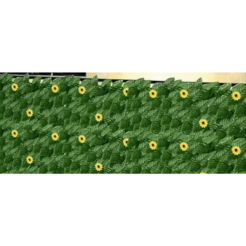 Sunflower Artificial Ivy Privacy Fence Decorative Outdoor Green Wall Panel 1