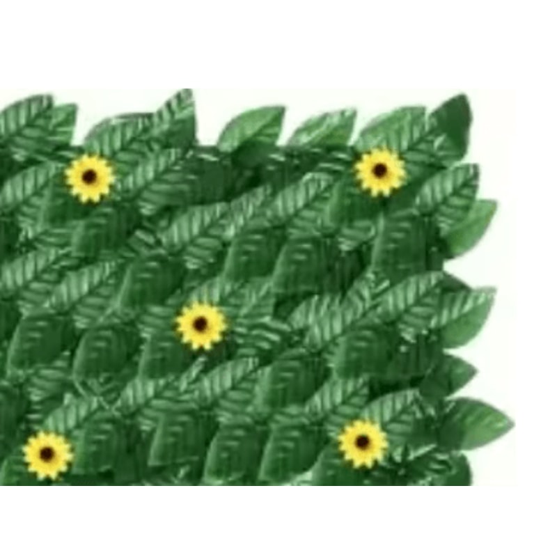 Sunflower Artificial Ivy Privacy Fence Decorative Outdoor Green Wall Panel 2