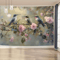Elegant Hummingbird Wall Tapestry Floral Nature Wall Hanging Decor 3