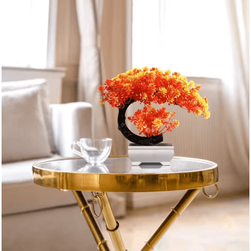 Mini Artificial Bonsai Plant Decorative Fake Tree For Home Table Decor 2