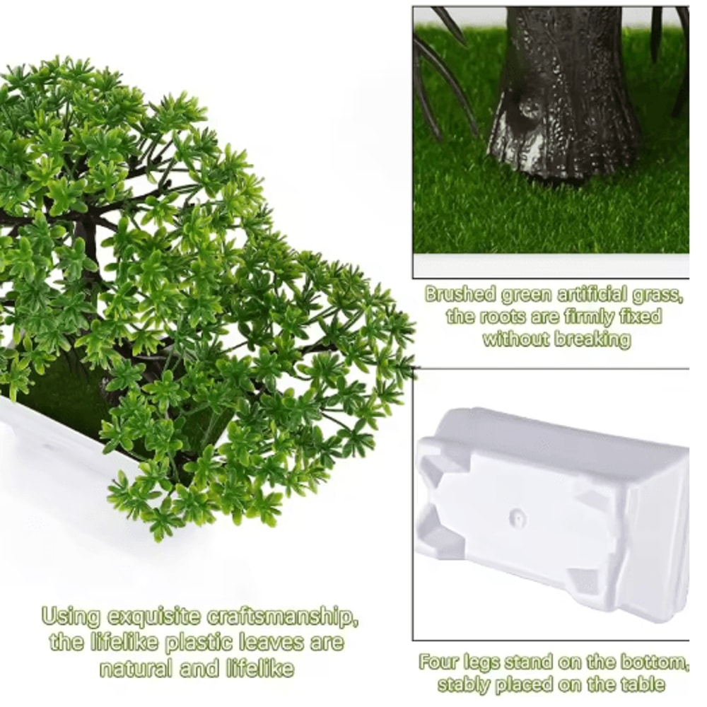 Mini Artificial Bonsai Plant Decorative Fake Tree For Home Table Decor 5