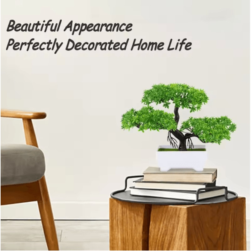 Mini Artificial Bonsai Plant Decorative Fake Tree For Home Table Decor 6