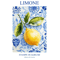 Retro Lemon Garden Lemon Wall Art Canvas Fresh Summer Fruit Decor Prints 5