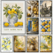 Retro Lemon Garden Lemon Wall Art Canvas Fresh Summer Fruit Decor Prints 0