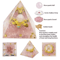 5cm Crystal Pyramid Energy Generator Chakra Healing Reiki Decor 5