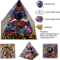 5cm Crystal Pyramid Energy Generator Chakra Healing Reiki Decor 6
